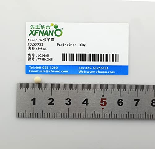 3A setaccio molecolare 3-5nm con giallo sferico per l'essiccazione di petrolio che cracking gas e chimico medico industriale desicca-Stesso giorno prioritario spedizione (100G)