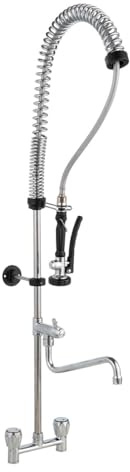 GastroHero Zweiloch Geschirrwaschbrause Profi 100 + Mischbatterie Gastronomiebedarf