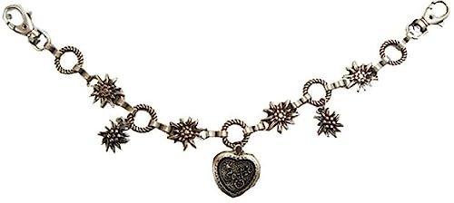 Steinnacher Damen Trachten Charivari Trachtenschmuck mit Herz Spatz