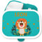 Brotdose Kinder Campus für Mepal - Löwen - Süßer Löwe Tiger König der Tiere Leo Line Leu - 750 ml - Türkis - name lunchbox-löwe lion lunchbox plastik tieren tier vesperdose personalisierte