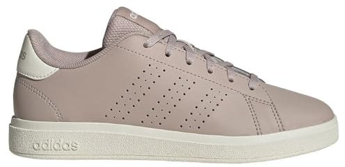 adidas Advantage Base 2.0 Shoes Junior, Scarpe da Tennis Unisex-Adulto, Wonder Taupe/off White/Core Black, 37 1/3 EU