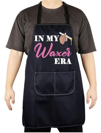 CENWA Nail Technician Apron In My Waxer Era Boss Cosmetology Salon Apron Skin Care Esthetician Apron Gift, In My Waxer Apron, 72*68cm