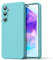 Byvuwiay Cover per Samsung Galaxy A55 5G, Morbida Silicone Liquida TPU Protettivo Ultra Slim Custodia Antiurto, Custodia Compatibile con Samsung Galaxy A55 5G - Azzurro
