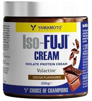 Yamamoto Nutrition Iso-Fuji Cream, Crema Proteica Spalmabile con Proteine Isolate Volactive, Gusto Cacao, Ottimo per Colazione E Spuntini, Aiuta la Crescita e il Sostegno Muscolare