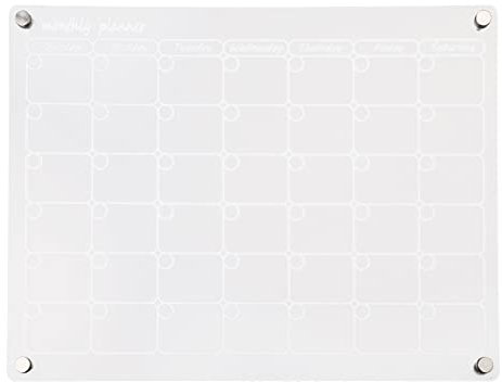 WOURRD Acryl Magnetkalender Planungstafel Plantafel Zubehör Für Festival Urlaub Neujahr Geburtstag Dekoration