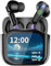 ELECGO Auriculares Inalámbricos Bluetooth, Auriculares Bluetooth 5.4 con Siete Efectos de Sonido, 48H Reproducción HiFi Estéreo Inalambricos, con Pantalla LED, Reducción de Ruido, Negro
