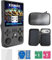 Consola de juegos retro R36MAX 2025, consola de videojuegos portátil de mano, pantalla IPS HD 4K de 4 pulgadas con 10000 juegos clásicos integrados de 64G, sistema Linux de código abierto (negro, 64