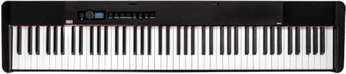 OQAN QP100 Piano Digital Portátil 88 Teclas Contrapesadas con Batería Recargable – Kit Completo con Funda de Transporte y Pedal Sustain – 169 Sonidos, USB-MIDI, MP3 y Altavoces Potentes (2x25W)