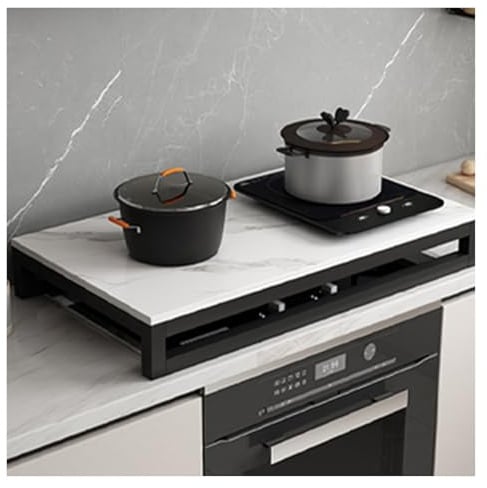 QSTGX Copertura Per Fornello A Gas Copri Fornello Piano di lavoro da cucina Resistente alle alte temperature Facile da pulire(D,40x50x9.6 CM)