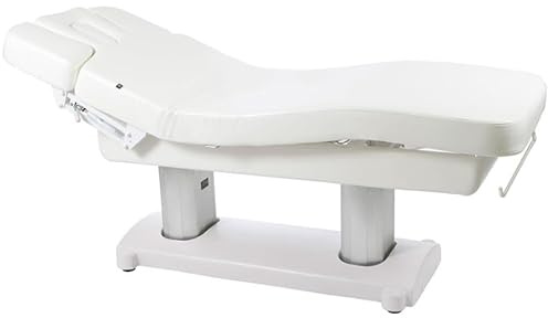 PLUS SANTE – Table d’Examen médicale électrique Selva | 4 Moteurs puissants & système Chauffant intégré, Confort Premium et Positions Trendelenburg | 198×76×68-89 cm | 104 kg (avec pédale)