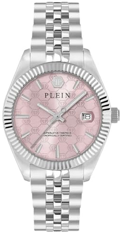 Philipp Plein Damen Armbanduhr Analog Quarz Edelstahl
