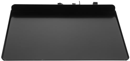 Klemmmikrofonständer Soundkartenfach für Live Metall Schwarz | Clip On Design, Glatte Oberfläche, Leicht zu Reinigen, Robust, für Klassenzimmer und Theater