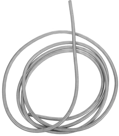 Tubo Flessibile per Cavi 6mm in Acciaio Inox 304, Argento | Struttura Flessibile e Forma Stabile, Interno Lucidato senza Bave, per Fasci di Fili e Quadri di Controllo
