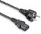 Hama Netzkabel für Kaltgeräte 2,5 m (PC Stromkabel für Monitor, Drucker, PS3 / PS4 PRO, 3 polig) Kaltgeräte-Anschlusskabel schwarz