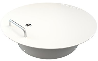 Wäscheabwurfschacht Einwurftür / Klappe / Deckel für Wäschesammler | Anschluss Ø 295mm | Model WSB-300W kg rohr