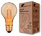 greenandco Vintage Design LED Birne zur Stimmungsbeleuchtung | E27 A60 | gold | 2W 65lm | 1800K extra warmweiß | 320° | 230V | flimmerfrei | nicht dimmbar | Edison Glühbirne