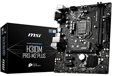 MSI H310M PRO-M2 Plus Intel Sockel 1151 DDR4 m.2 USB 3.2 Gen 1 HDMI M-ATX Gaming Motherboard