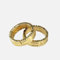 Enjoyer Himber Ring Zaubertricks Verknüpfungsring Magische Requisiten Close Up Street Magic Gimmick Komödie (Gold)