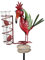 N / A Regenmesser Vogel Gartenstab 135 cm Regenstandsmesser Gartenstecker Gartendeko