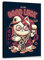 1art1 Ilustrata Poster Lucky Cat Bilder Leinwand-Bild Auf Keilrahmen | XXL-Wandbild Poster Kunstdruck Als Leinwandbild 40x30 cm