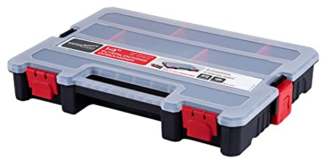 Toolbox Organizer – Werkzeug Organizer Nagel Organizer – Teilekoffer Aufbewahrungsbox – Schraubenmuttern und Bolzen Elektronische Komponenten Aufbewahrungsbehälter – Fach Hardware Werkzeugbox mit