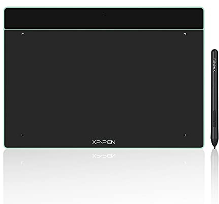 XP-PEN Deco Fun L Digitales Zeichentablett, 25,4 x 15,2 cm, mit Stift 8192 Stufen und Neigung von 60 °, Zeichentablett, kompatibel mit Mac Windows Chrome OS und Android