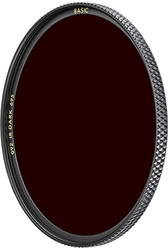 B+W 46mm Basic IR Dark Red 092 Glass Filter