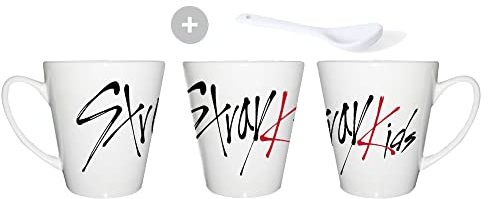 MERCHANDMANIA TAZA CONICA stray kids logo cantantes kpop conic mug.