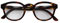 LONDON MOLE Brillen | Monalux Lesebrille | Quadratische Gläser | Coole Leser | Designer-Brille | Herren/Damen-Lesebrille | Unisex | Federscharniere | Mattbraunes Schildpatt | Vergrößerung +1,5