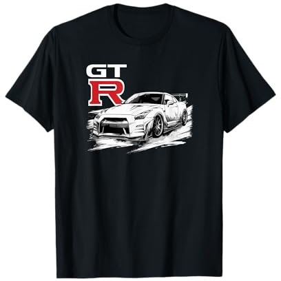 JDM Unlimited GT R 35 Voiture de sport T-Shirt Noir Unisex-Adulte S Sport Car Racing T-Shirt