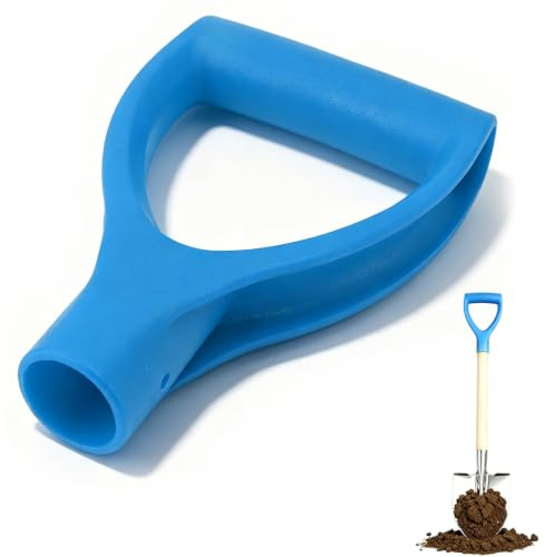 Tissting Ersatz Schneeschaufel D Griff 32mm Innendurchmesser Kunststoff - Vielseitiger Gartenwerkzeug Griff für Graben und Schneeräumung, Ergonomisches Design für Komfort und Effizienz