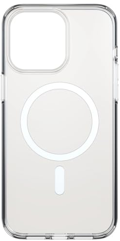 Black Rock Hülle für iPhone 15 Pro Max (MagSafe kompatibel, slim, TPU, robust, stoßdämpfend, antibakteriell, durchsichtig, Cover, Handyhülle für iPhone 15 Pro Max, Case, Handycase) transparent