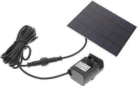 BESPORTBLE Pompa Fontana 150l/h Pompa Sommergibile Per Esterno Giardino Piscina Decorazione Design Nero