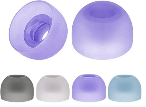 Sostituzione auricolare in silicone Punte auricolari Copertura auricolare per JBL Wave 200 TWS/WAVE BEAM Cuffia auricolare in silicone Tappo punta copertura (Viola)