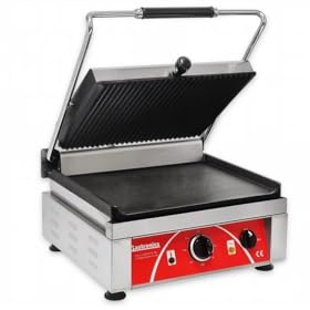 Kontaktgrill Gastronics KG2735G Toaster Tischgrill Multigrill oben gerillt unten glatt
