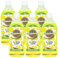 Nettoyant universel puissant Fabulosa, pour les sols, murs et toutes les surfaces dures, parfum longue durée, à utiliser sur de grandes surfaces, 1L, lot de 6 unités, Lemon Sherbet