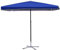SNHHNSW Großer Sonnenschirm, blau, rechteckig, für den Außenbereich, Terrasse, Markt-Stil, für Balkon, Tisch, Terrasse, Garten, Deck, Hof, Schatten, Tischschirm für den Außenbereich