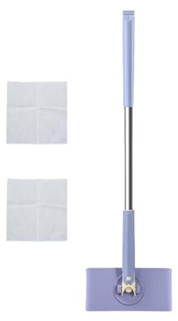 Floor Mop, Bathroom Mop - Dry Cleaning Cloths Duster, Hardwood Floor Mop, Lightweight Dry and Wet Mop, Cleaning Mop Set for Hardwood Laminate Tiles
