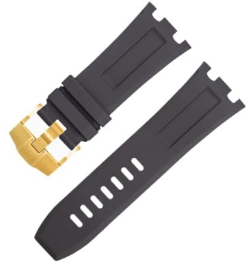 SOMKB Armband aus weichem FKM-Gummi, 28 mm, für Audemars und Piguet-Gürtel 15710/15703, nicht Qucik Release, 28MM, Achat