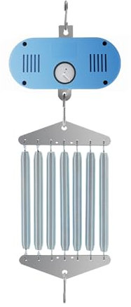 Hängende Elektrische Wiegensteuerung, Zeitlich Verstellbare Schaukelfedern, Babywippensteuerung mit 7 Federn und 3 Haken, Schaukelfedern für Babywiege und Babyhängematte, 20 kg Belastbarkeit