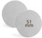 2 unidades de pantalla Puck Screen de 51 mm, 1,7 mm de grosor, colador de café expreso para portafiltros, acero inoxidable de 150 μm, filtro reutilizable para café espresso, filtro de café