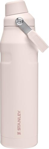 Stanley IceFlow Fast Flow Water Bottle 36 oz | Angled Spout Lid | Lightweight and Leakproof for Travel and Sports | Insulated Stainless Steel | BPA-Free | Rose Quartz