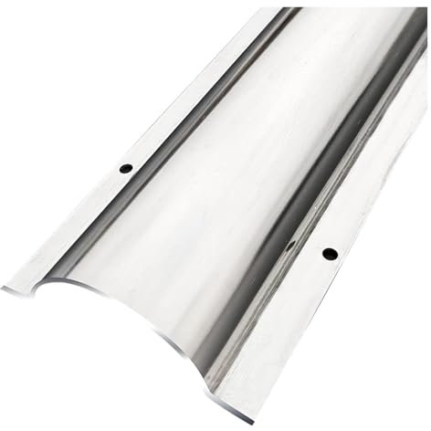 Goulotte de câble en acier inoxydable, cache-câbles de sol for fils, cache-câble à peindre, chemin de câbles résistant à la chaleur, gestion des câbles TV muraux en acier inoxydable(Thicker,10cm/3.9in