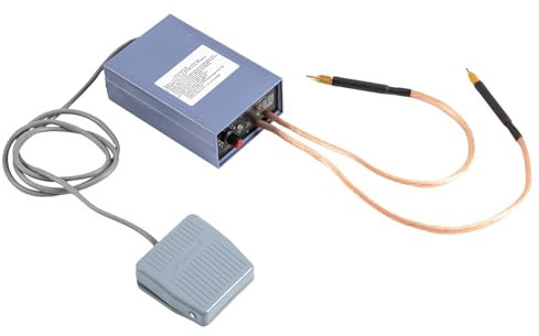 HUSPOO Poste à souder par points pour batterie 18650 5 kW - Poste à souder automatique - Poste à souder automatique - Soudeuse à point manuel haute performance - Batterie au lithium 4000 mAh