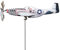 Genérico Molino de viento para avión - Molinillo de viento de metal para avión | Estatua, atrapavientos para Patio, césped, decoración de jardín decoración de jardín accionada por viento resistente