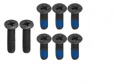 HSSDTECH Base Casing Laptop Screws for HP Chromebook 11 G6 EE, Chromebook 11A G6 EE Pack of 8 Black Bottom Case Screws