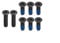 HSSDTECH Base Casing Laptop Screws for HP Chromebook 11 G6 EE, Chromebook 11A G6 EE Pack of 8 Black Bottom Case Screws