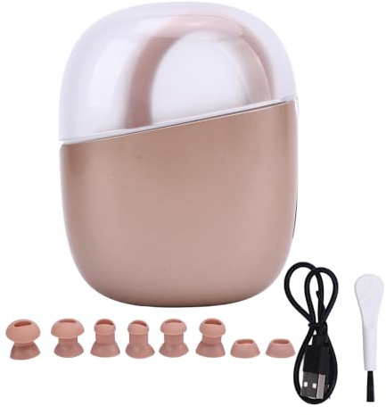 Glomora Bluetooth Earbuds Multi Functional Ergonomic Sound Amplifier Wireless Earphones with Earhooks for Calls and Music