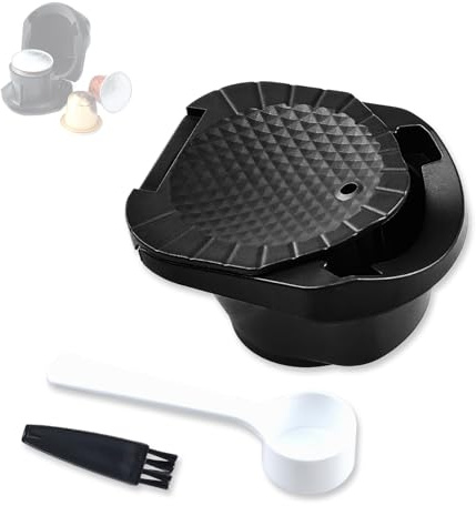 Flylin Reusable Coffee Capsule Adapter, Dolce Gusto Fit | Refillable Coffee Pods Converter for Genio S EDG260 KP1701 KP1708 KP173B