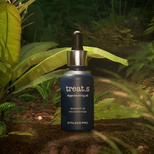 STALEKS PRO Regenerierendes Öl mit Amaranthöl, Vitamin A & E, Feuchtigkeitsspendend & Hautberuhigend, 30 ml, ROT-30